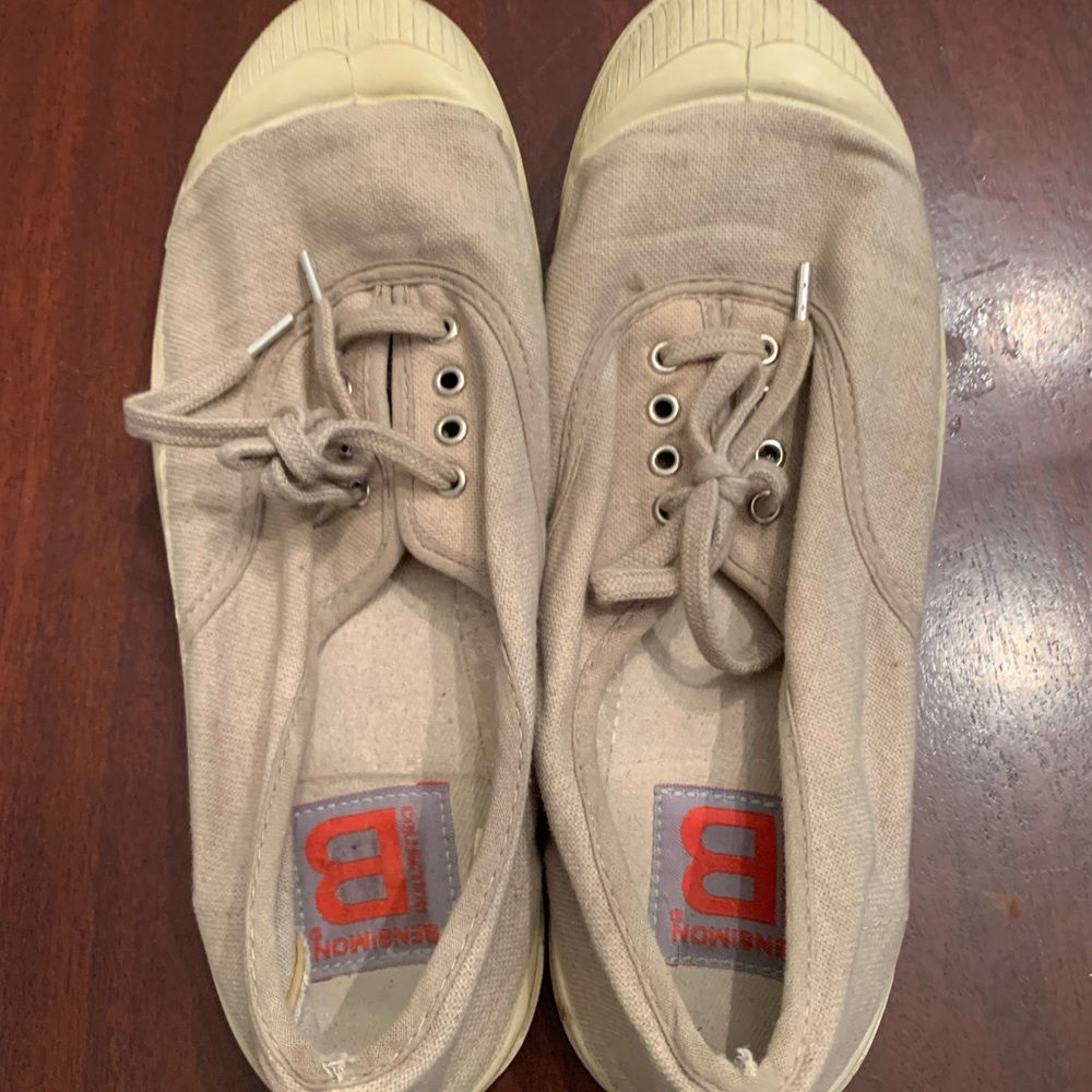 Barely worn French Bensimon sneakers